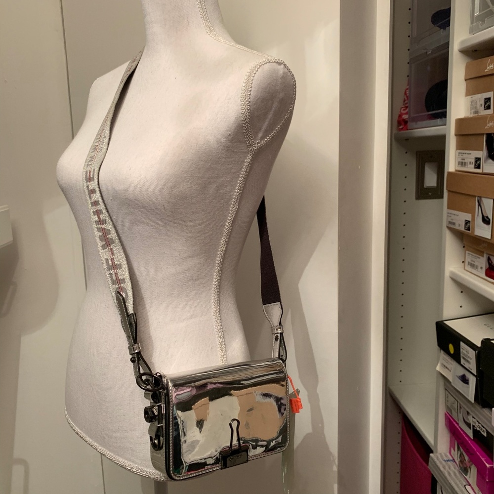 ❌SOLD ❌ Off-White Virgil Abloh Mirror Flap Bag - Picture 2 of 8